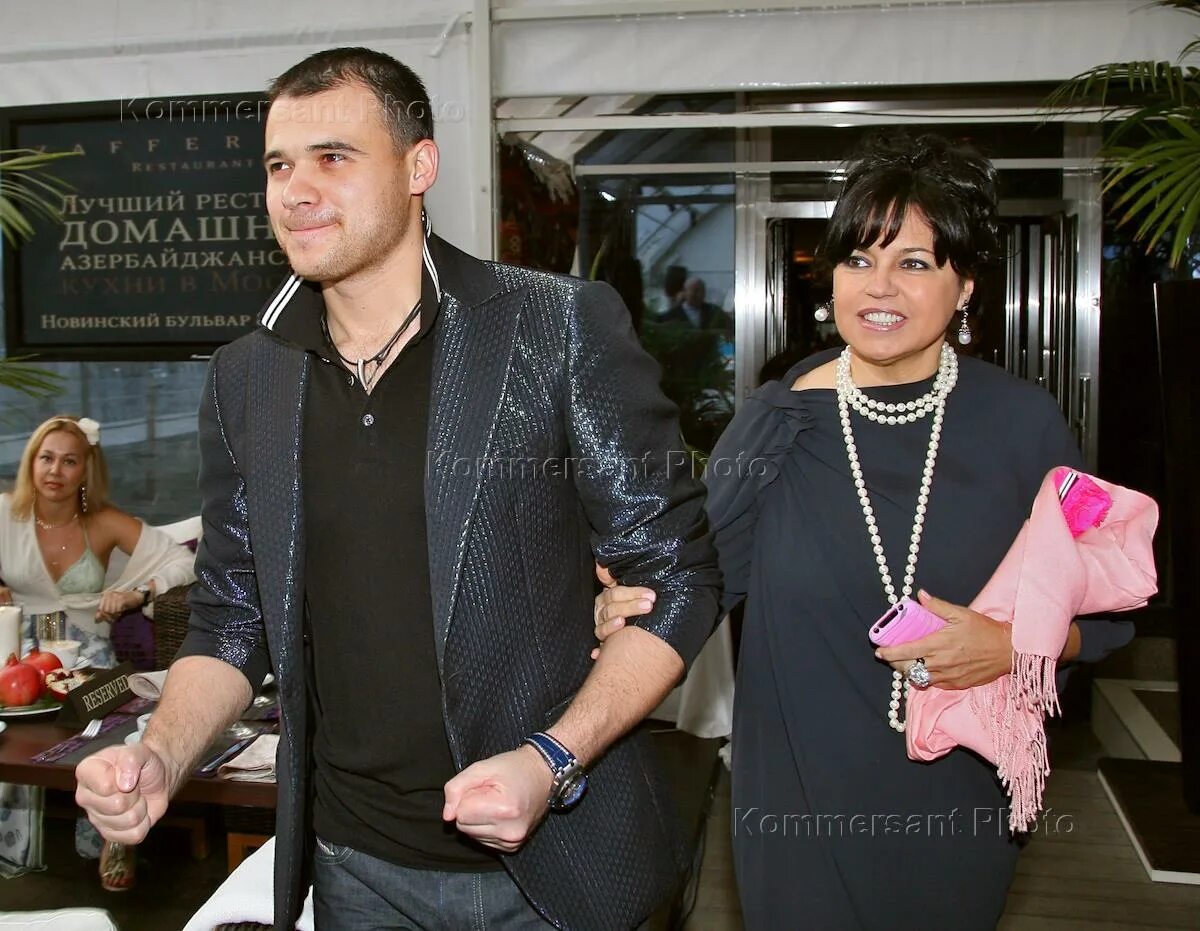 Агаларов с женой Ириной.
