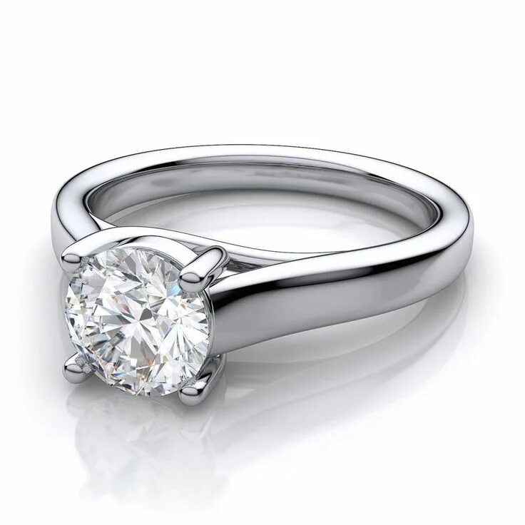 Solitaire Diamond Rings For Her Round diamond solitaire ring, Diamond solitaire 