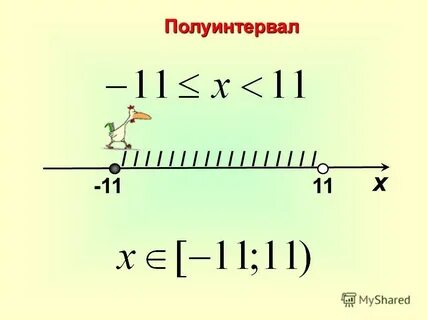 Полу интервал