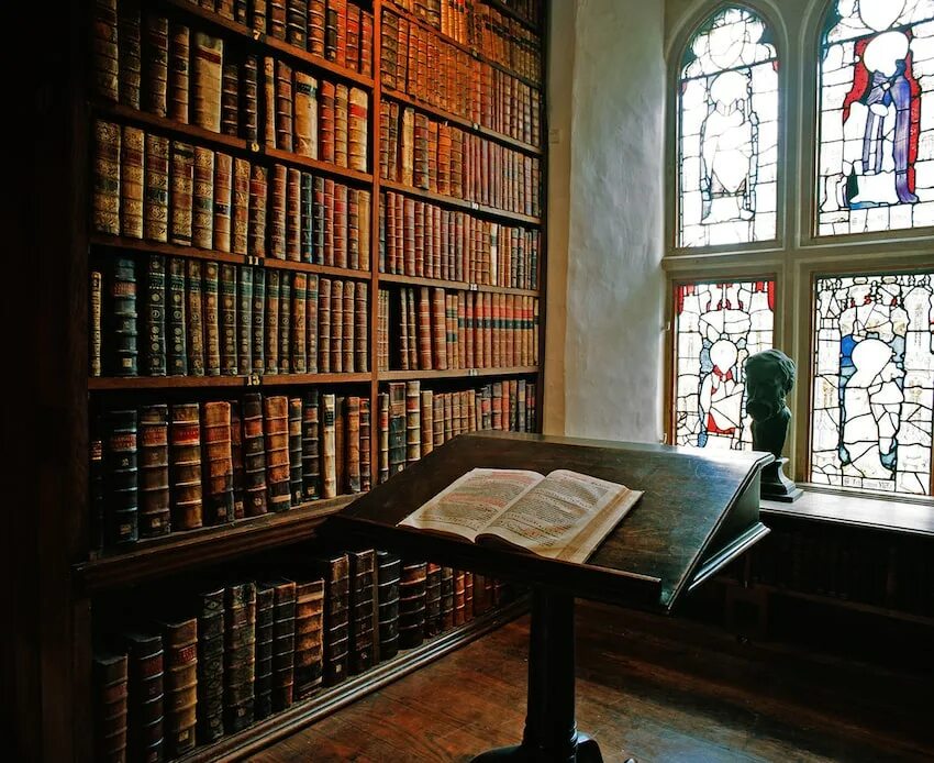 Где можно взять книги. Старинная библиотека. Библиотека старинных книг. Старые книги в библиотеке. Книжные полки с книгами в библиотеке.