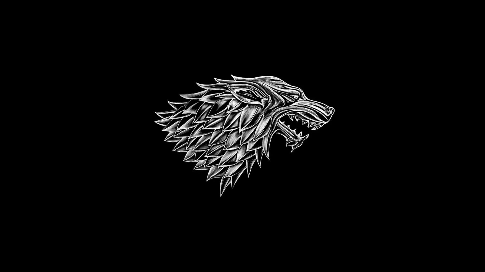 Wolf gaming wallpapers. Game Thrones Stark Crest.