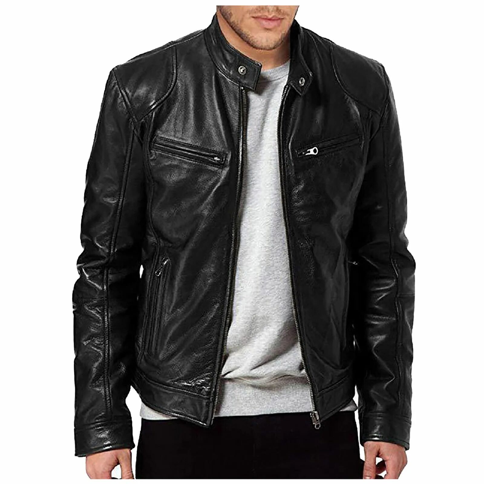 Мужские куртки тамбов. New men Genuine Lambskin Leather Jacket Black Slim Fit Biker Motorcycle Jacket. Ламбскин Леатер. Lucky brand куртка кожаная. Brown Slim Fit Biker Genuine Leather.