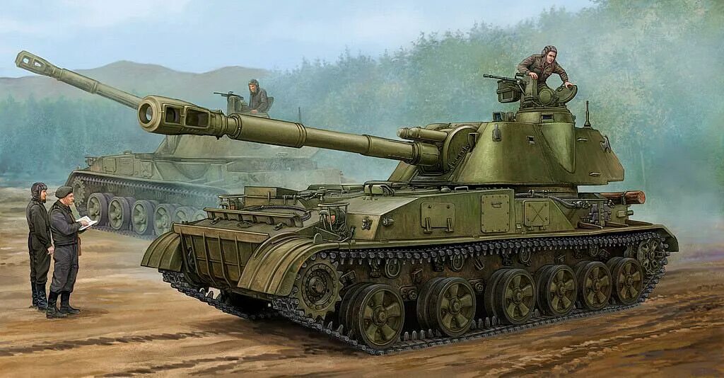 САУ 2с3 152мм Акация Trumpeter. 05543 Trumpeter 1/35 Soviet 2s3 152mm self-Propelled Howitzer. Акация 152-мм самоходная гаубица. 2с3 Акация Трумпетер. Сборные модели trumpeter