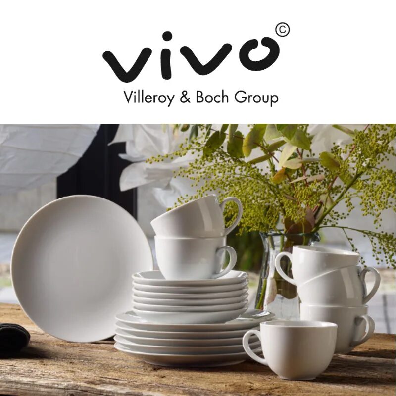 Vivo посуда Villeroy Boch Group. Villeroy Boch посуда vivo Limited. Vivo 0720 Villeroy Boch Group фарфор. Vivo by Villeroy Boch.