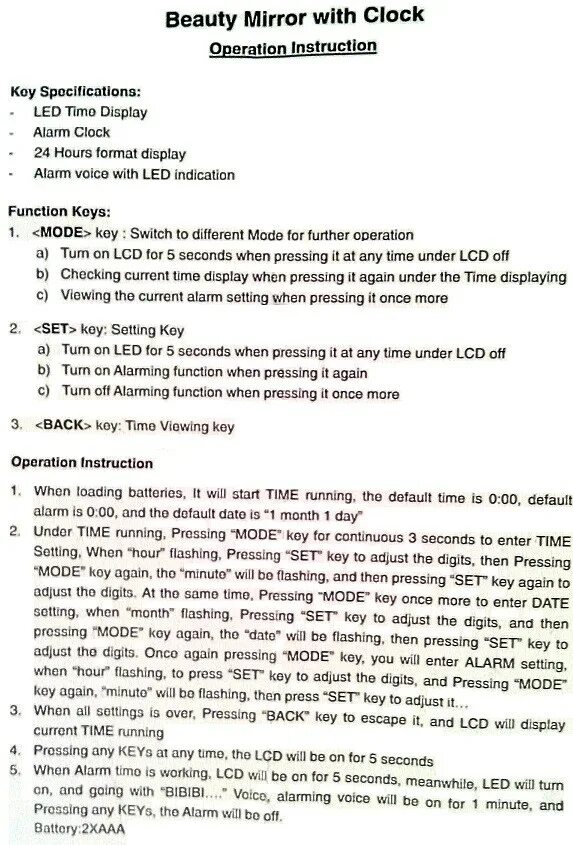 Инструкция часов led mirror clock. Часы DS 3618l инструкция на русском языке. Часы led Mirror Clock инструкция на русском языке. Led Mirror Clock DS-3699l инструкция на русском языке. Часы Sunway SC-613b инструкция