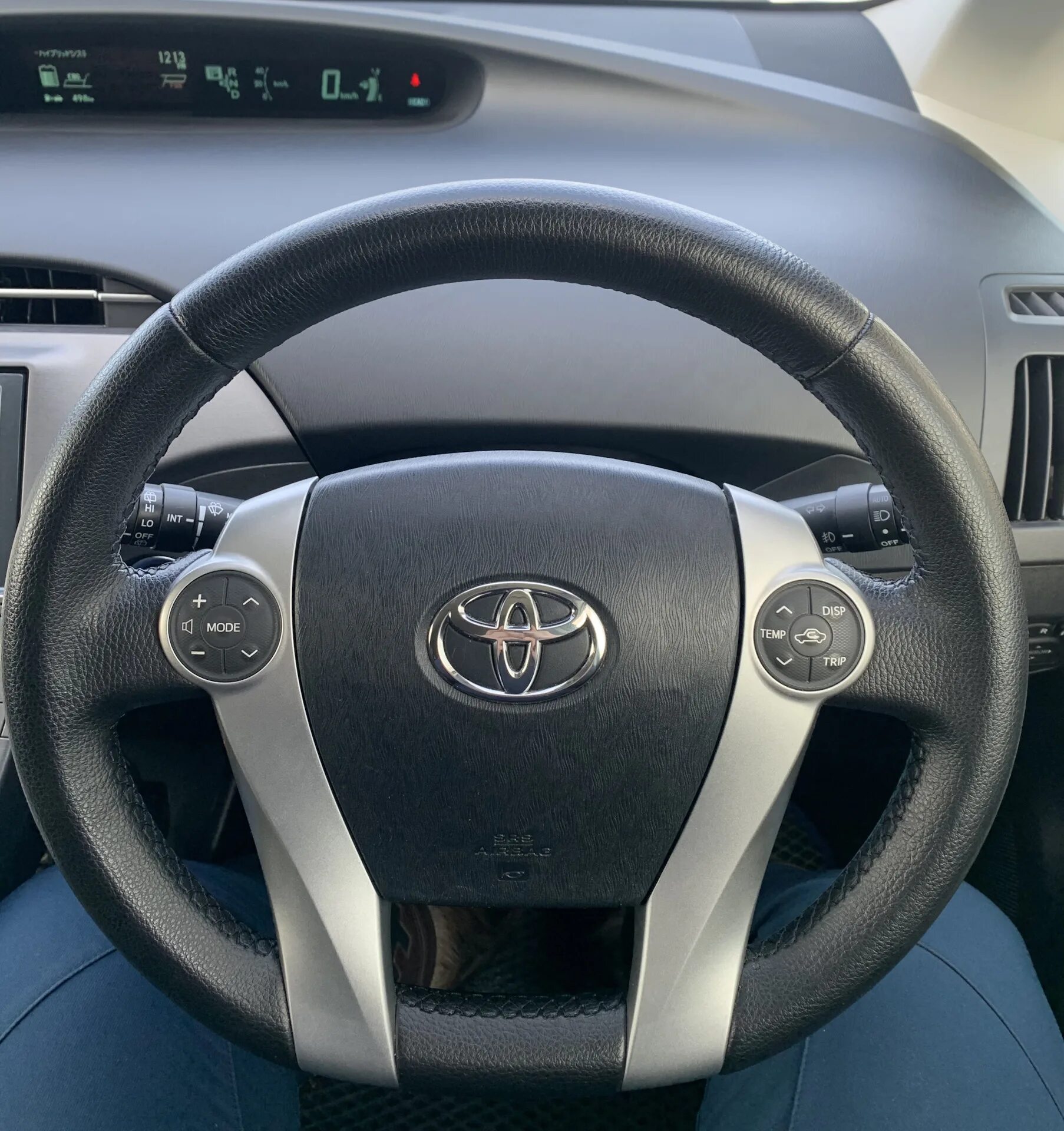 Перетяжка руля TOYOTA VERSO Материал кожа Наппа #перетяжкаруля #ручнаяработа #ра