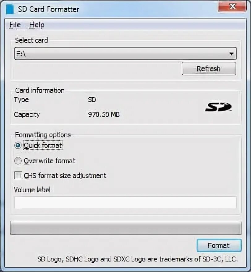 Программа для sd карт. Sd card formatter. низкоуровневое форматирование sd карты. sd программа это. программа для форматирования sd карт.