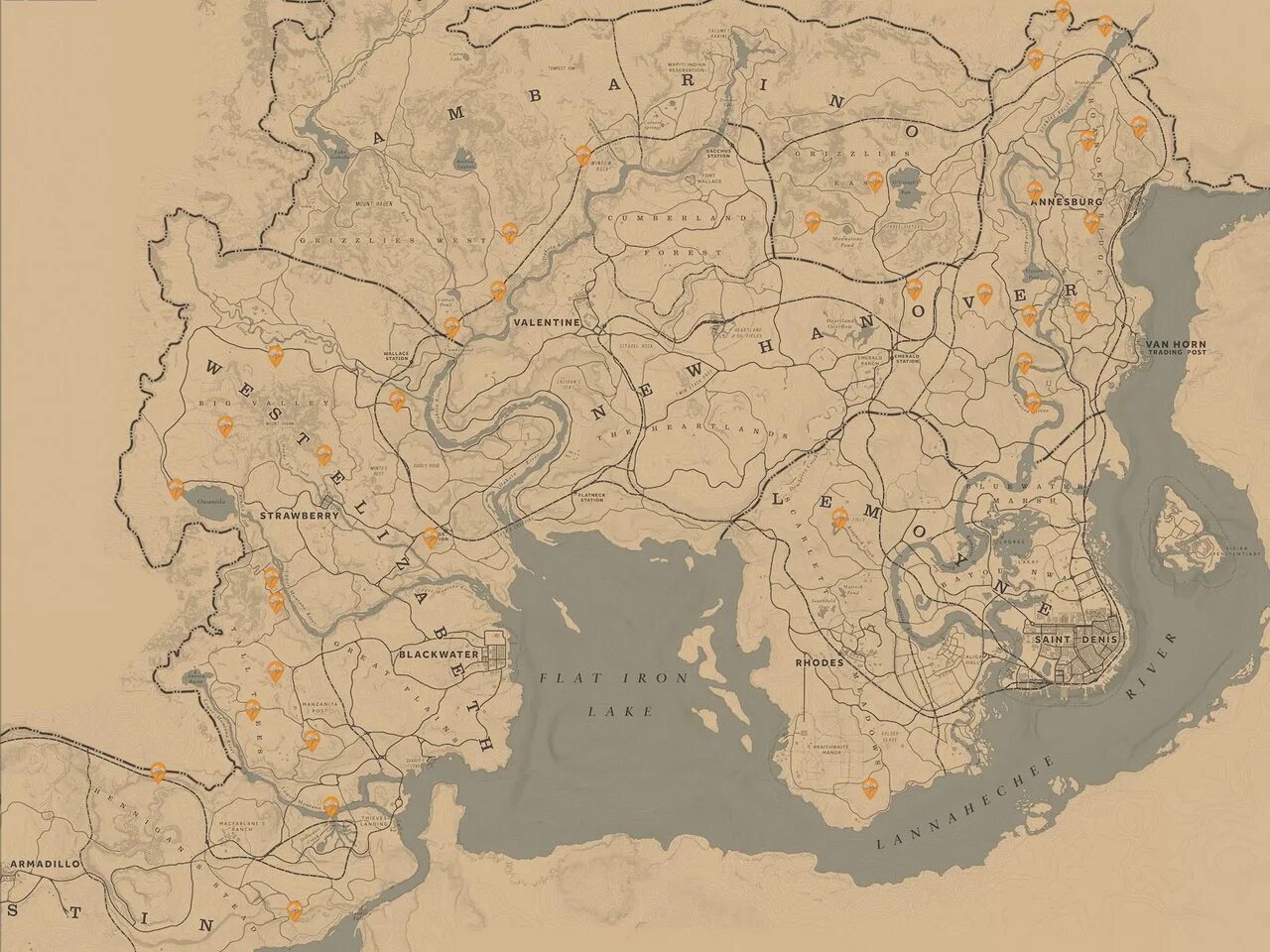 Rdr interactive map