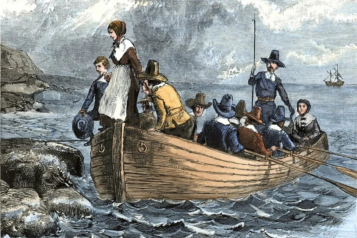 Первые пилигримы. Корабль Мэйфлауэр 1620. Pilgrims (Пилигримы). Корабль Mayflower первые поселенцы в Америке. Первые поселенцы в Америке 1620.