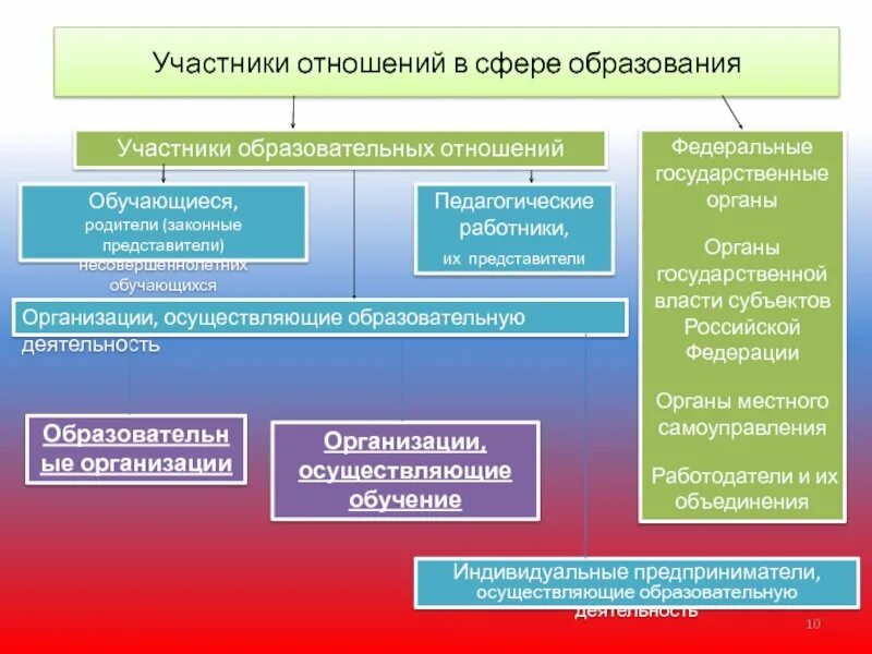 Организации участвующие в обучении