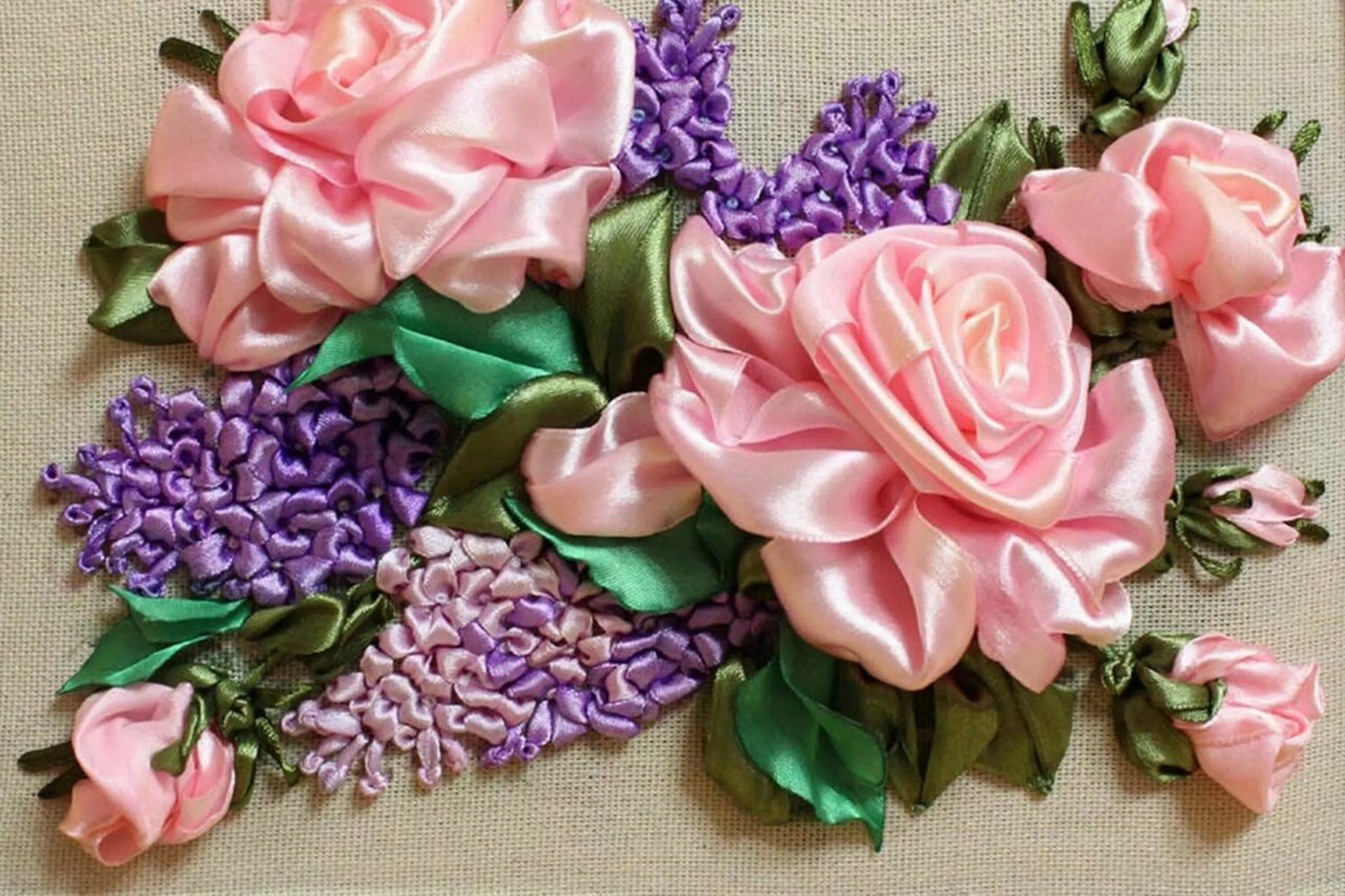 татьяна корнейчук -вышивка лентами. вышивка атласными лентами. Ribbon embroidery вышивка лентами. светлана герасимова вышивка лентами мастер класс. вышивка на льне.