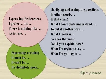 Expressing preferences and recommending 8 grade