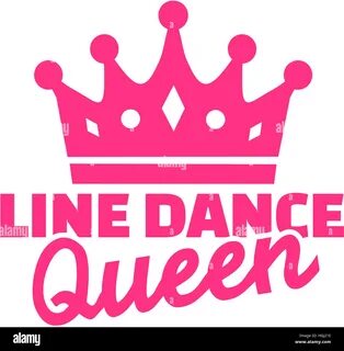 Line dance queen Stock Photo - Alamy