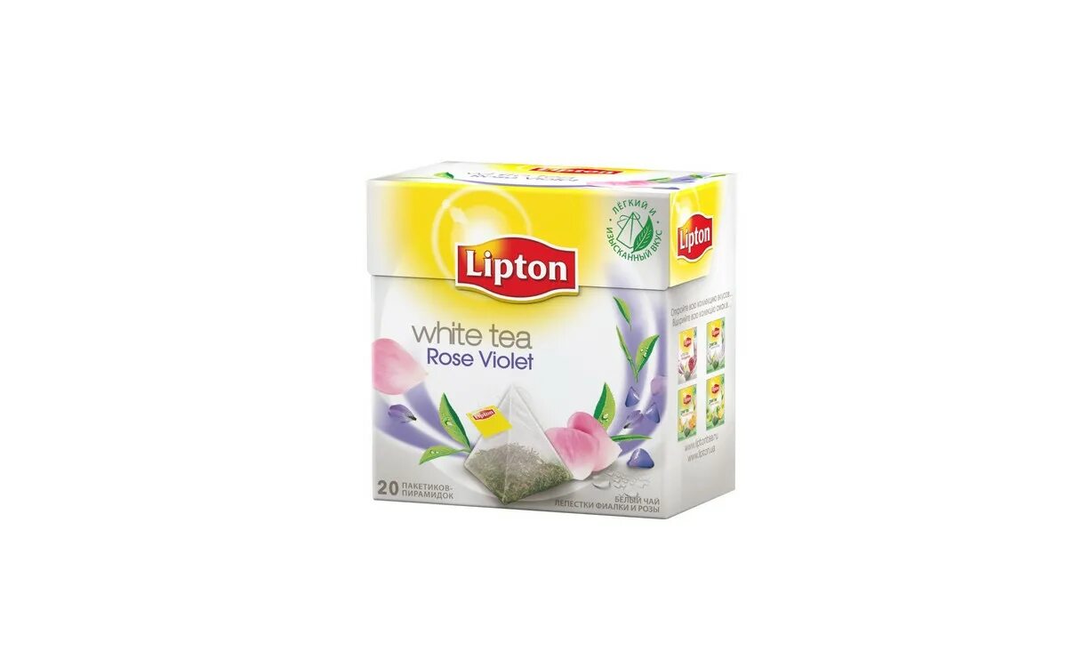 Белый липтон. Липтон белый чай. Липтон белый чай в пирамидках. Lipton White Tea Rose Violet.