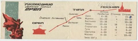 Поезд до г орел