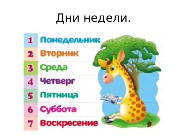 В понедельник первым уроком. Дни недели. Дни недели для детей. Неделя для дошкольников. Дни недели картинки для детей.