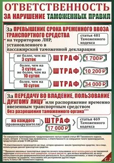 Нарушение таможенных правил