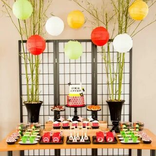 Party Desserts, Ninja Party, 7th Birthday, Bday, Birthday Decorations, Birt...