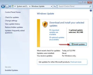 Change installer