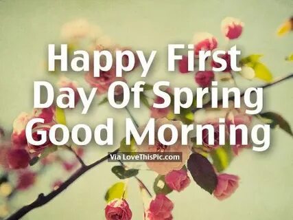 The spring was good