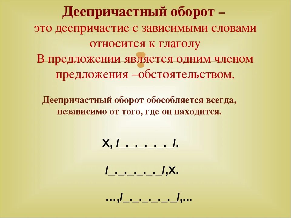 Деепричастие уроки 7 класс. Дееопричастны йоборот. Деепричастный обоборот. Деепричастный оборотоборот. Деепричастие и деепричастный оборот.