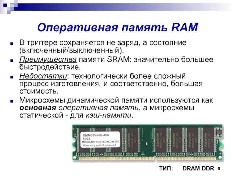 Зачем память. Внутренняя память Ram. Внутренняя память Оперативная память схема. Типы внутренней памяти Ram. Модули внутренней памяти это.