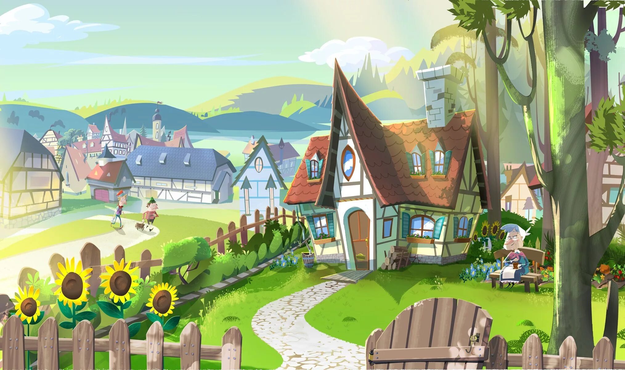 There is a house in the city. I live in a house. Презентация на тему "city life". Farm city деревня. City life and country life.