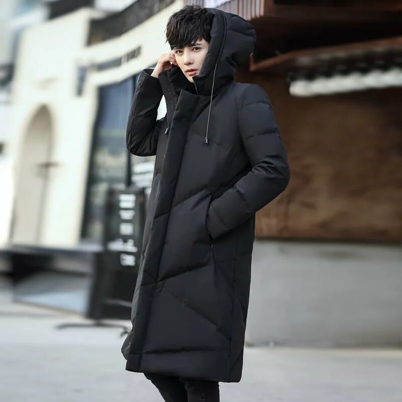 Длинная куртка мужская. Korean Parka Mens. Куртка Винтер мужская удлинённая. Куртка зимняя мужская длинная. Пуховик черный удлиненный мужской.