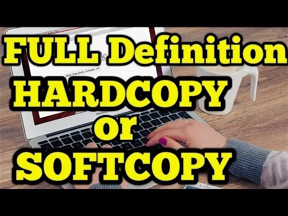 Hard copy. Hard copy show.
