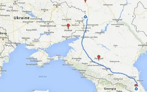 Таганрог сколько до границы украиной