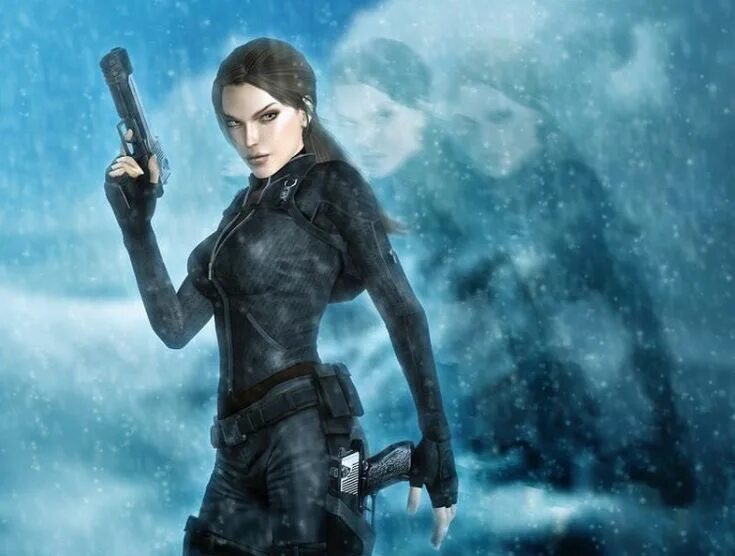 Lara croft animation