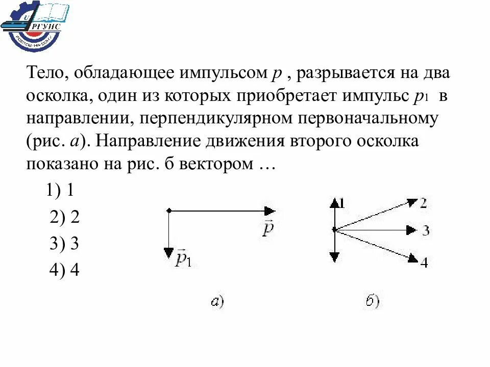 Вектор а и б взаимно перпендикулярны. Направление импульса тела. Вектор импульса тела. Импульс снаряд разорвался на два. Импульс тела перпендикулярно.