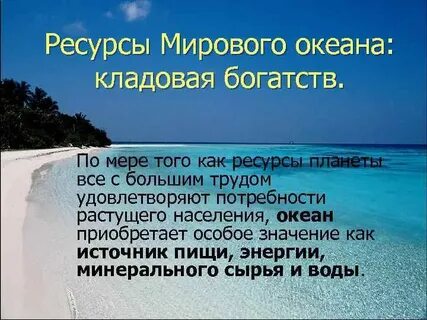 Тест мирового океана