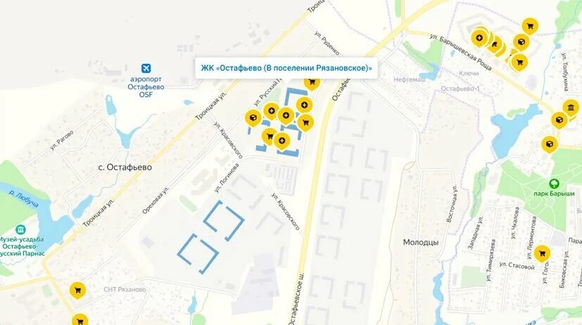 Домодедово парк на карте. Жк остафьево на карте. Станция остафьево щербинка. Остафьево на карте москвы. Жк остафьево на карте.