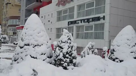 Снег в анапе