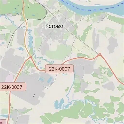 Карта нижнего новгорода кстово