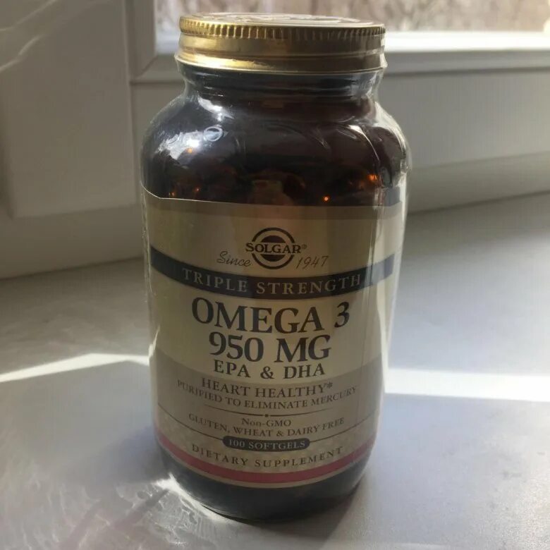 Омега 950мг купить. Омега-3 Солгар 950. Solgar Omega 3 950 MG. Солгар тройная Омега 950 на 100 капсул. Рыбий жир Solgar 950 мг.