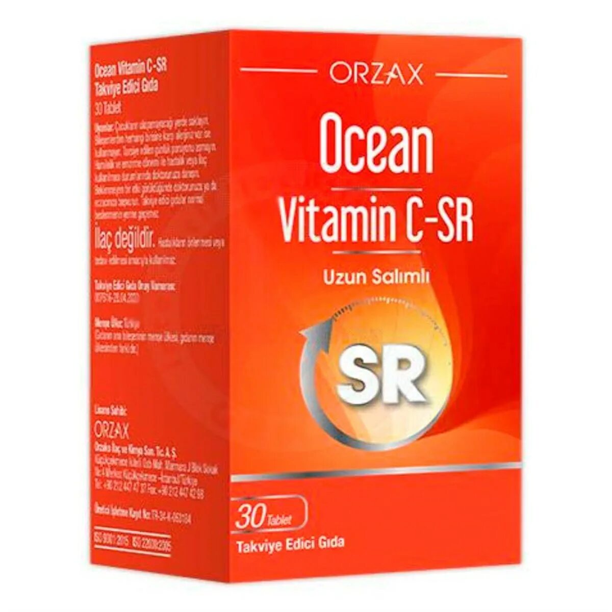 Orzax Ocean Vitamin c 1000mg. Ocean Vitamin c SR 500 MG 30 Tablet. Ocean Vitamin c-SR 30 Tablets. Турецкие витамины Ocean Orzax.