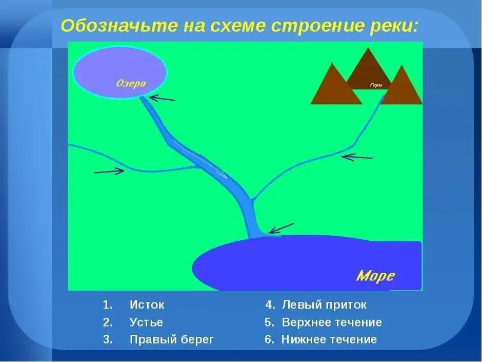 Что такое устье реки. Схема реки Исток приток русло Устье. Устье реки Исток приток окружающий мир. Схема реки Исток русло Устье. Река Исток приток Устье рисунок.