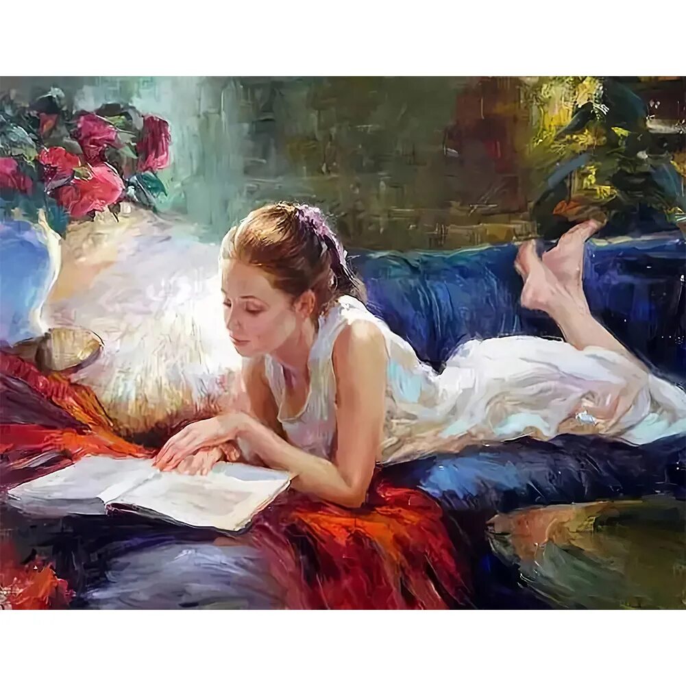 Мужчина с книгой. Огюст ренуар: картина «читающая девушка» (18. Картина за чтением. Девушка за чтением. Чтение в живописи.