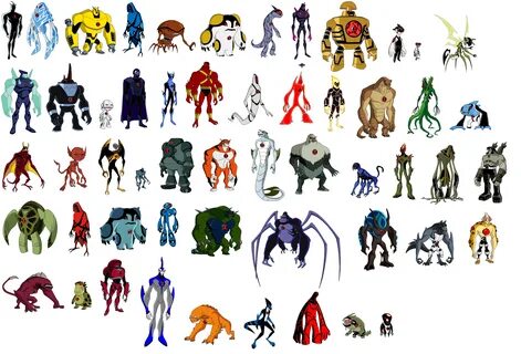 Les personnages de ben 10 ultimate alien.