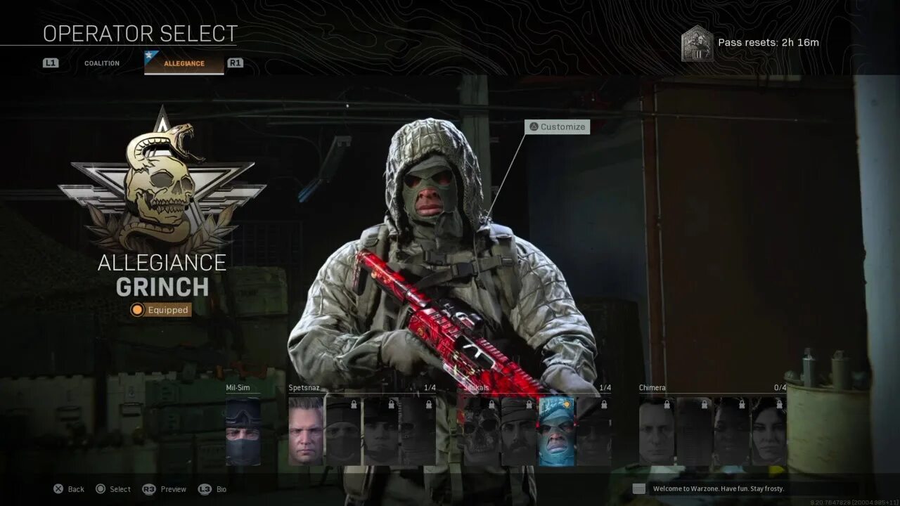 Operator default
