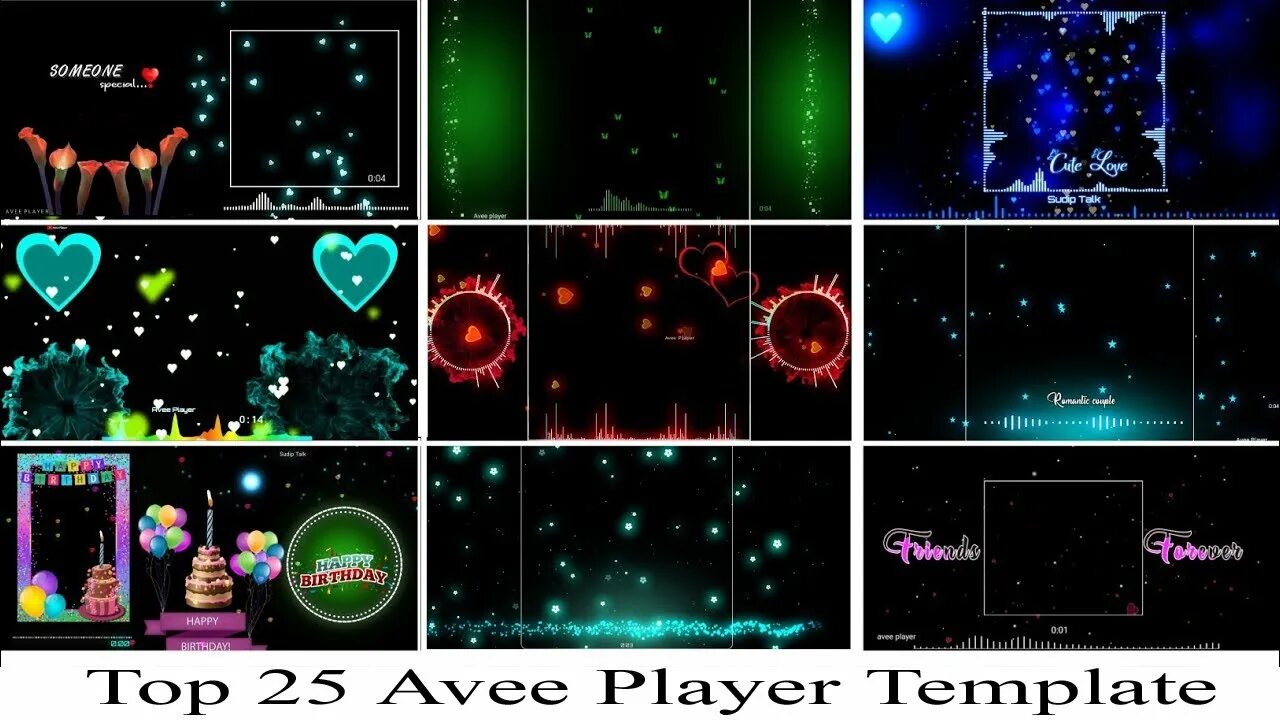 Avee player templates. Avee player template.
