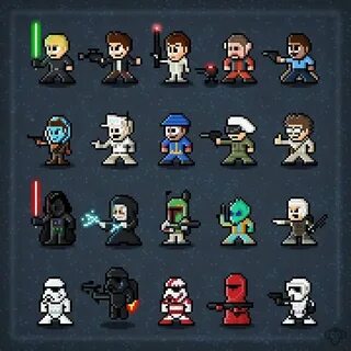 Pixel character