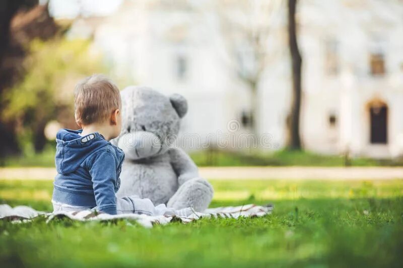 Child with Teddy Bear videogame.