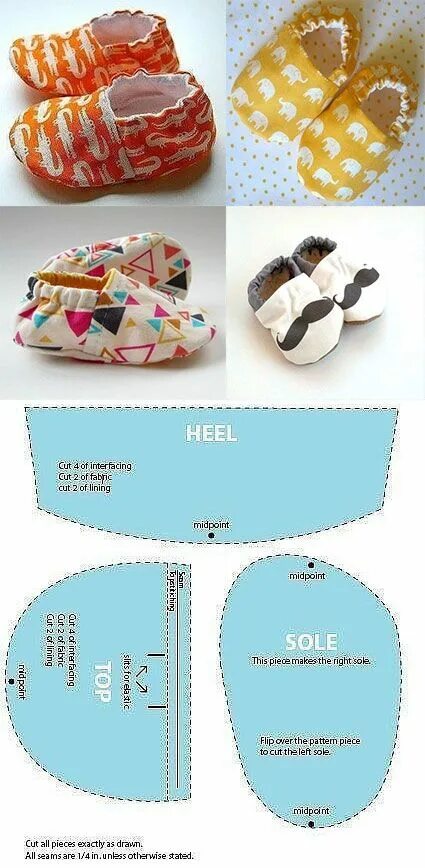 Выкройка детских моксов Baby moccasin pattern, Baby shoes diy, Baby shoes pattern
