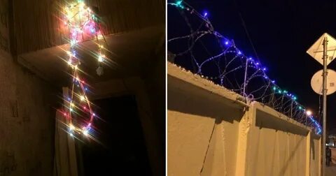Повешенный на гирлянде