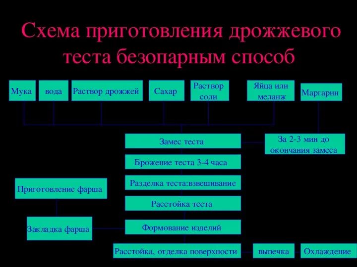 Технологическая схема приготовления дрожжевого безопарного теста. Технологическая схема приготовления теста безопарным способом. Технология приготовления дрожжевого опарного теста схема. Дрожжевое опарное тесто технологическая схема.