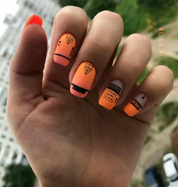 60 Cute Winter Nails Designs to Inspire Your Winter Mood Manicure, Yellow nails,