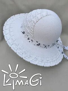 Крючок вязаная летняя шляпка